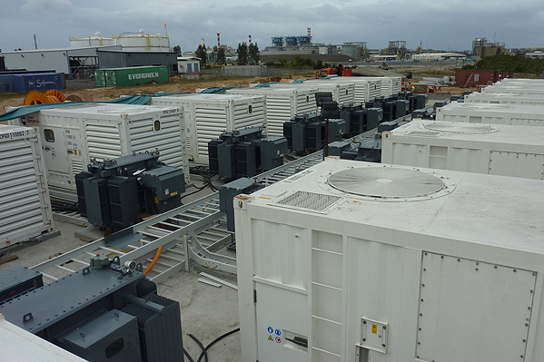 SUPPLEMENTING THE GRID AT A LOCAL SUBSTATION, REDUCING MANPOWER AND SAVING FUEL.